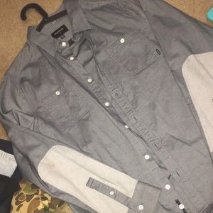 Nixon button down brand new without tags blue on trend patterns